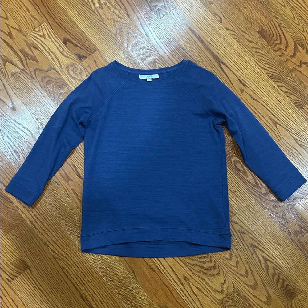 LOFT Kids Navy Long Sleeve Tee
